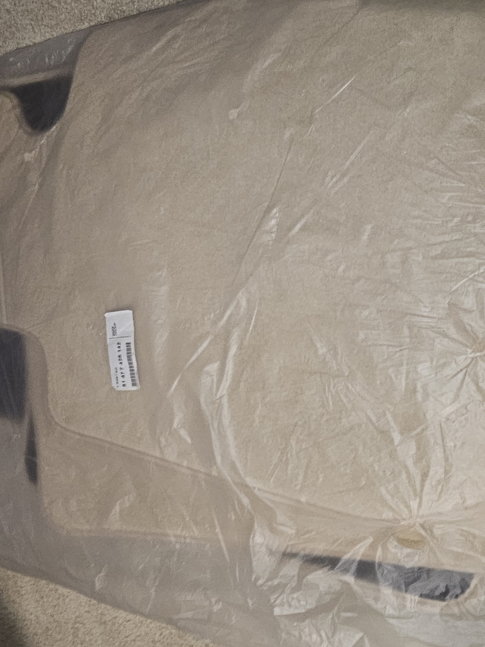 BMW Beige Floor Mat Set with BMW Group Label - Picture 6 of 6